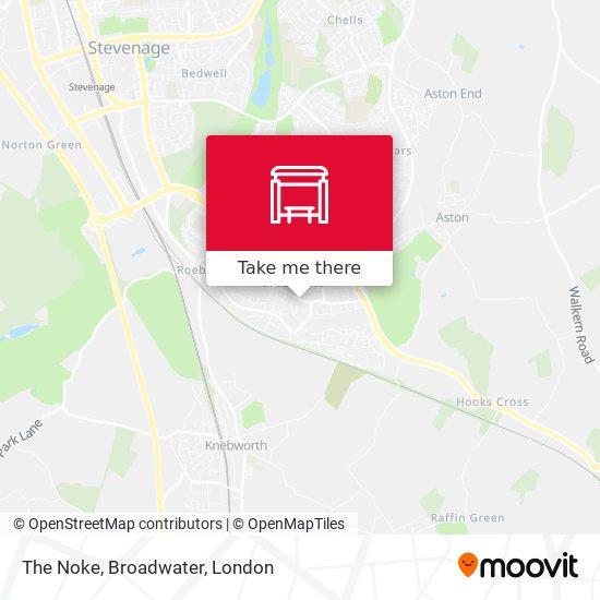 The Noke, Broadwater map