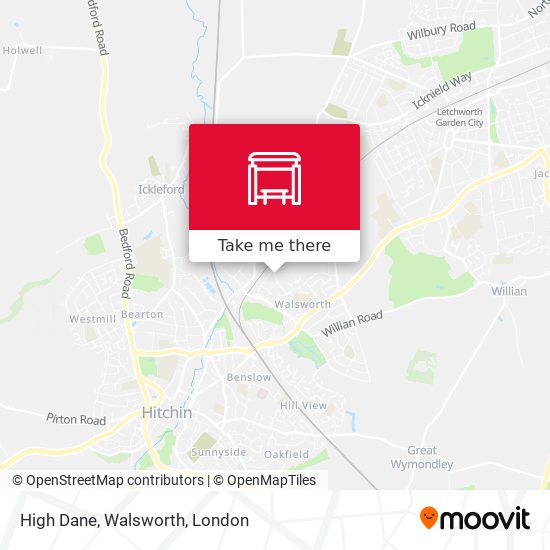 High Dane, Walsworth map