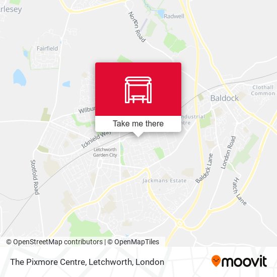 The Pixmore Centre, Letchworth map