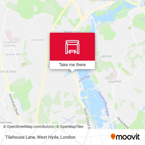 Tilehouse Lane, West Hyde map