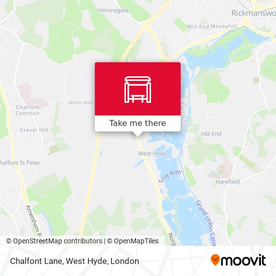 Chalfont Lane, West Hyde map
