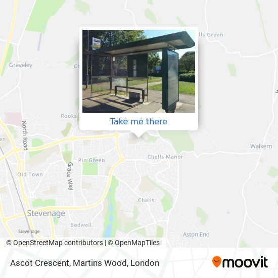 Ascot Crescent, Martins Wood map