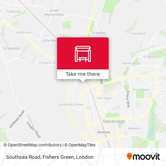 Southsea Road, Fishers Green map