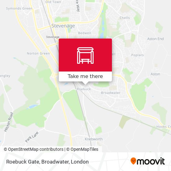 Roebuck Gate, Broadwater map