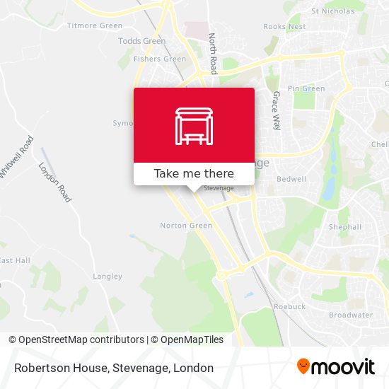 Robertson House, Stevenage map