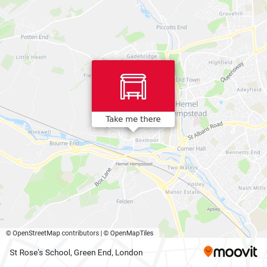 St Rose's School, Green End map