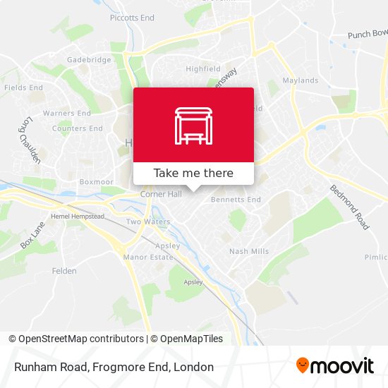 Runham Road, Frogmore End map