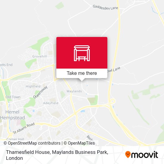 Thamesfield House, Maylands Business Park map