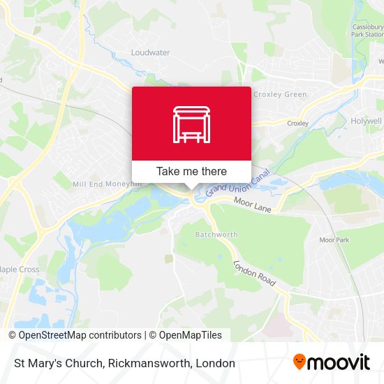 St Mary's Church, Rickmansworth map