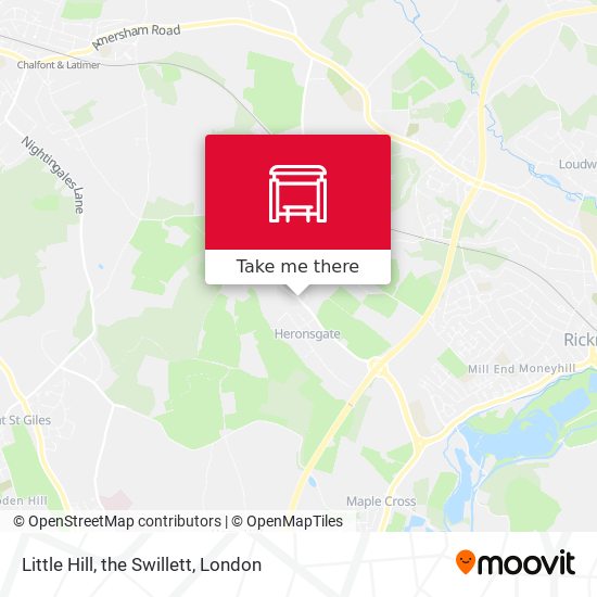 Little Hill, the Swillett map