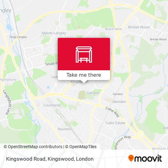 Kingswood Road, Kingswood map
