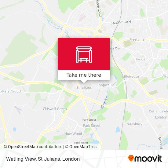 Watling View, St Julians map
