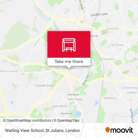 Watling View School, St Julians map