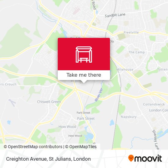 Creighton Avenue, St Julians map
