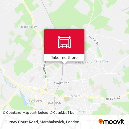 Gurney Court Road, Marshalswick map
