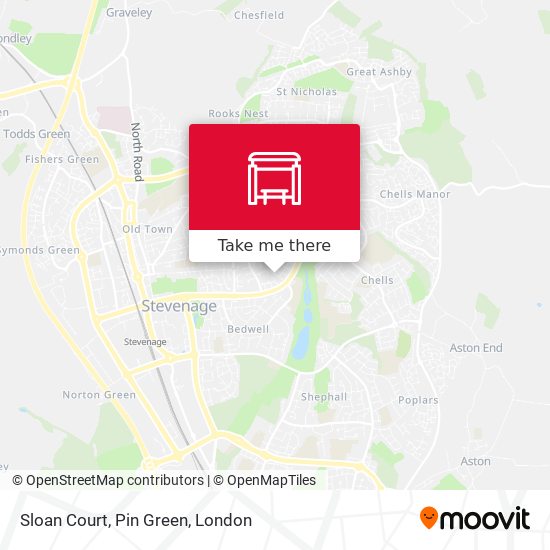 Sloan Court, Pin Green map