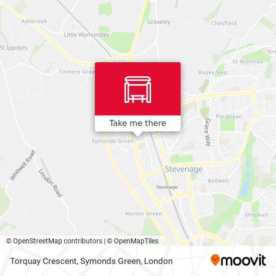 Torquay Crescent, Symonds Green map