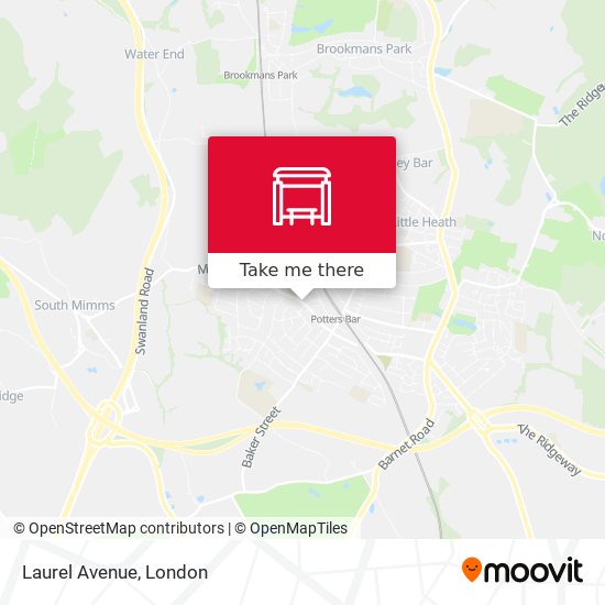 Laurel Avenue map