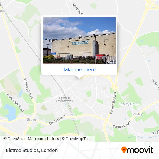 Elstree Studios map