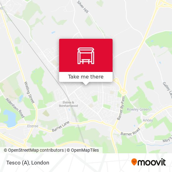 Tesco (A) map