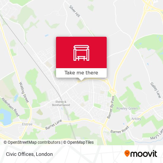Civic Offices map