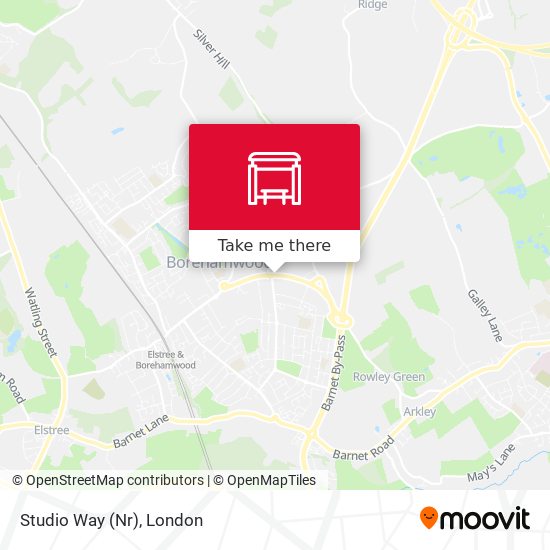 Studio Way (Nr) map