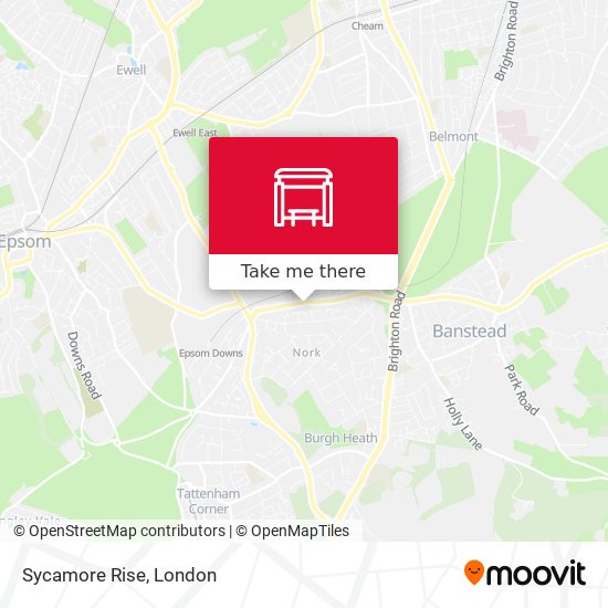 Sycamore Rise map