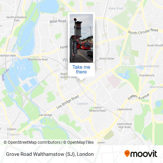 Grove Road  Walthamstow (SJ) map
