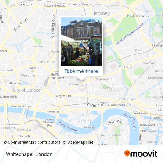 Whitechapel map