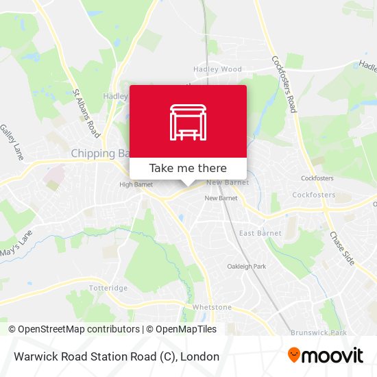 Warwick Road  Station Road (C) map