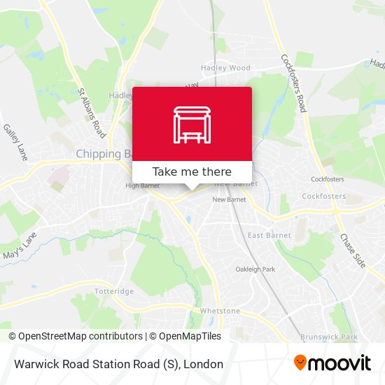 Warwick Road  Station Road map