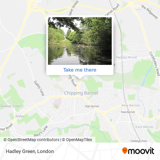 Hadley Green map