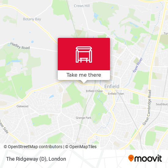 The Ridgeway  (D) map