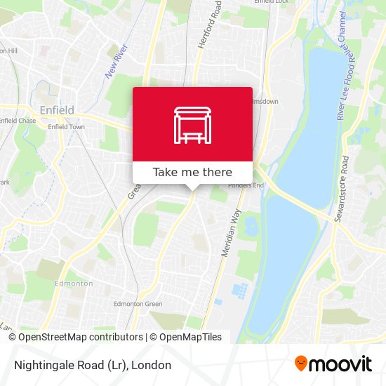 Nightingale Road  (Lr) map