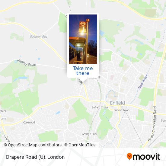 Drapers Road  (U) map