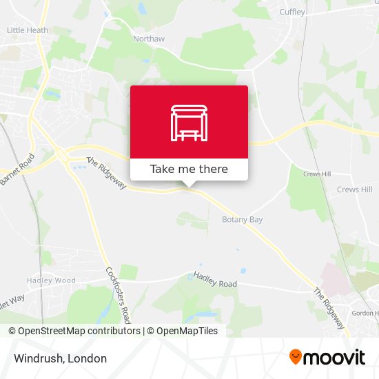 Windrush map