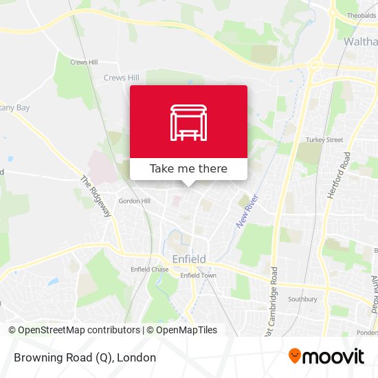 Browning Road  (Q) map