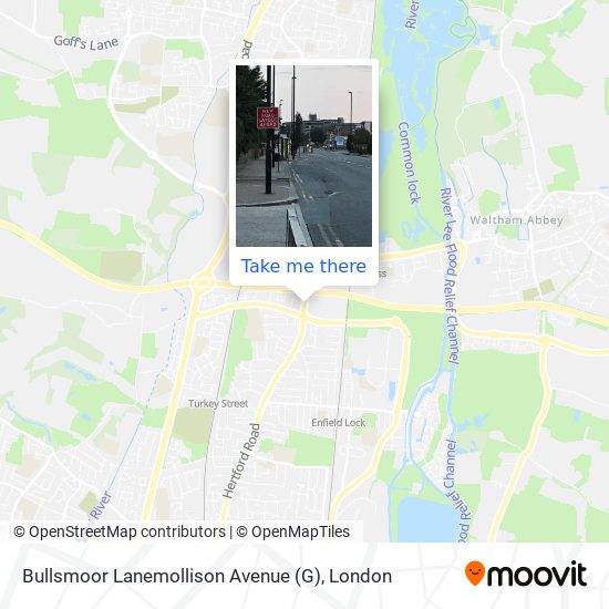 Bullsmoor Lanemollison Avenue (G) map