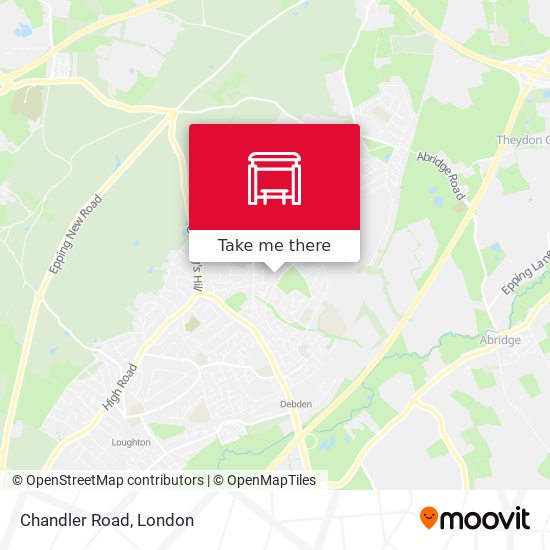 Chandler Road map