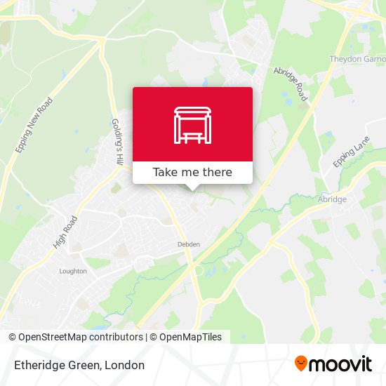 Etheridge Green map
