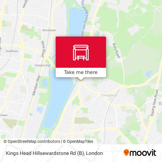 Kings Head Hillsewardstone Rd (B) map