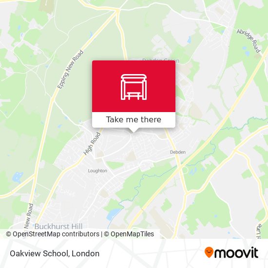 Oakview School map