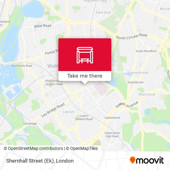 Shernhall Street  (Ek) map