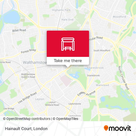 Hainault Court map