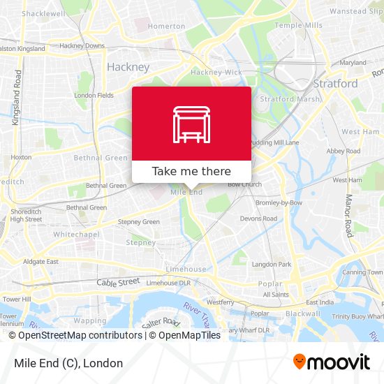 Mile End (C) map