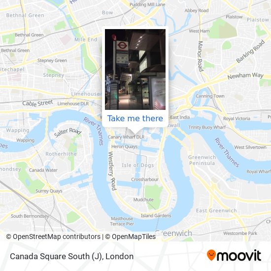 Canada Square South  (J) map