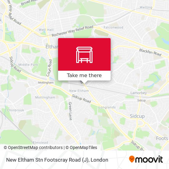 New Eltham Stn Footscray Road (J) map