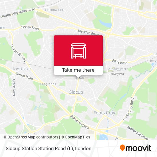 Sidcup Station  Station Road (L) map