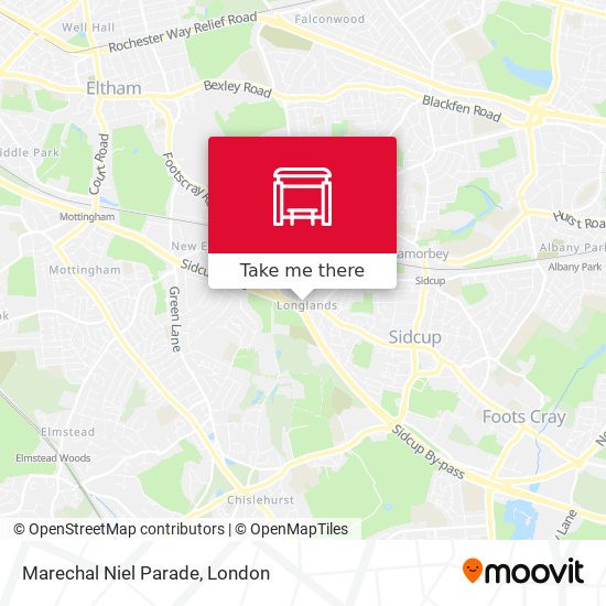 Marechal Niel Parade map