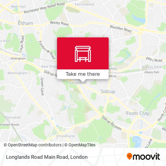Longlands Road  Main Road map